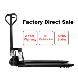 Forklift Manual Hitam Berkualitas Tinggi 1,5-5 Ton, Penjualan Langsung Pabrik, Kustomisasi OEM ODM, Hand Pallet Truck - Product Image 1