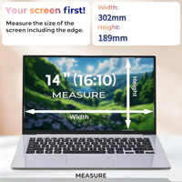 Filtre de confidentialité magnétique anti-espion pour ordinateur portable 14 pouces 16:10, anti-reflet, anti-lumière bleue, vente en gros d'usine pour Lenovo HP Dell Acer