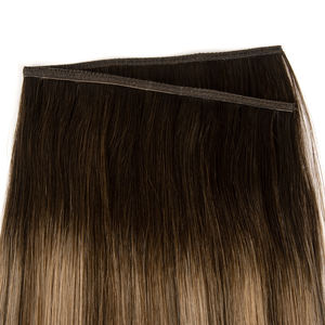 Vente chaude 12A russe Remy donneur unique cheveux vierges bruts plus longs rapport de cheveux point culminant Piano couleur Double trame plate dessinée - Product Image 5