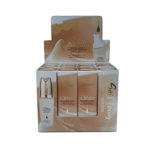 Fond de Teint Liquide Couvrant SPF 50 PA++ Waterproof Longue Tenue Teinte Unifiante Base de Maquillage Marque Blanche - Product Image 4