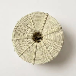 เชือกป่านไซซอลธรรมชาติ & เชือกเส้นผ่านศูนย์กลาง 8 มม. - เชือกบรรจุภัณฑ์ฟอกขาวและเชือกป่านไซซอลที่เป็นมิตรกับสิ่งแวดล้อมและมีความต้านทานแรงดึงสูงสำหรับการขนส่ง - Product Image 3