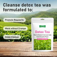 Teh Detoks Herbal Lembut dengan Senna, Milk Thistle, dan Jahe untuk Membersihkan Hati, Suplemen Antioksidan Alami untuk Pencernaan