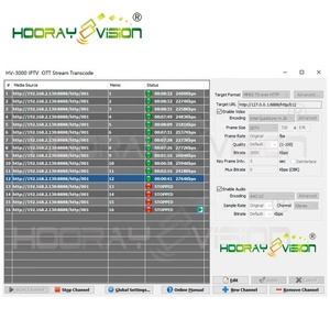 Logiciel de transcodage GPU adapté pour 200 IPTV Live VIDEO H.264 H.265 - Product Image 4