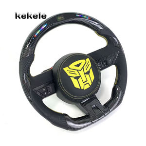 Roda kemudi LED untuk Chevrolet Camaro, roda kemudi LED Corvette C6 C7 C8 Cruze SS ZL1 2010-2019, mendukung kustomisasi - Product Image 5