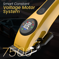 PRITECH Professioneller Haarschneider mit Ladestation, 2500mAh Lithium-Akku, Barber-Trimmer, 7500 U/min Konstante Geschwindigkeit, LED-Anzeige
