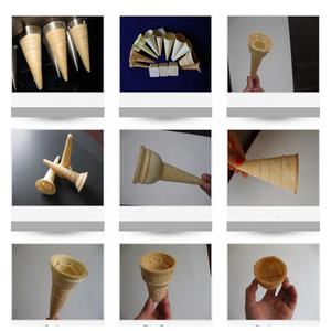 Machine à gaufres pour cornets de crème glacée semi-automatique verticale avec système de chauffage électrique - Product Image 5