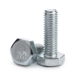 Pernos Hexagonales M4 M5 M6 M8 Grado 4.8, Zincados, Rosca Completa y Media Rosca, Fijaciones para la Industria de la Construcción - Product Image 2