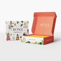 Boîtes d'expédition en carton ondulé personnalisées en gros avec lamination mate, logo unique, emballage en carton pour boîte cadeau de courrier