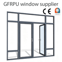 Porte en verre sans cadre à ressorts au sol, double action, à battant libre, pour entrée commerciale