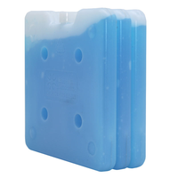 Plaque eutectique en plastique rigide personnalisée avec logo, en PEHD, pour blocs de gel et glace, pour le stockage alimentaire, la conservation de la fraîcheur et le transport en chaîne du froid (vente en gros)
