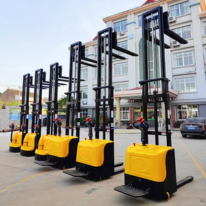 2T 3.5M Điện Xếp Chồng Xe Tải Thép Mới Pallet Stacker Với Có Thể Điều Chỉnh Nâng Dforks Đi Bộ Đứng Trên Loại Cho Khách Sạn - Product Image 2