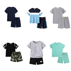 Stocklot Children's Mix Material <b>T</b>-<b>Shirts</b> and Shorts Sets with Cartoon and Nature Prints for Summer Wear CN;GUA Model 2026.4 - Product Image 2