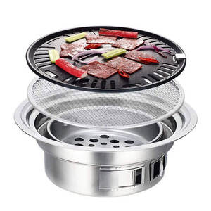 กิจกรรมส่งเสริมการขาย Metalline เตา <span class=keywords><strong>Samgyupsal</strong></span> หลากสไตล์เตาย่างบาร์บีคิวเกาหลีดีไซน์ใหม่ Premium สไตล์เกาหลีสำหรับบาร์บีคิวในร่ม - Product Image 6