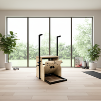 Chaise Wunda Highwind Luxury Maple pour Pilates - Appareil portable pour la santé et l'entraînement physique à domicile et en studio