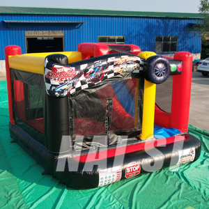Château gonflable <span class=keywords><strong>de</strong></span> course automobile pour enfants, avec toboggan, pour intérieur et extérieur, idéal pour les fêtes et la <span class=keywords><strong>location</strong></span> - Product Image 3