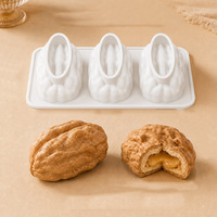Nouveau moule à gâteau en silicone en forme de noix, pour pâtisserie DIY, qualité alimentaire, pour fondant, chocolat, gelée, dessert, outils de décoration de cupcakes
