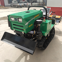 Mini Tractor de cadena de orugas de alta calidad, Tractor de orugas de 50 caballos de fuerza para cultivo de campo de invernadero de huerto