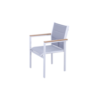 de patio moderne chaises 8 places meubles de jardin extérieur ensembles de salle à manger en corde d'aluminium de 9 pièces