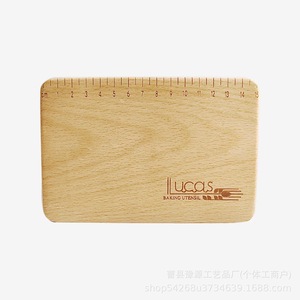 Mini tabla de madera para hornear con regla de medición para transferir masa de pan y trabajar con repostería, artesanía ecológica - Product Image 5
