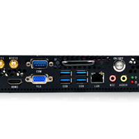 Komputer OPS H81 Terbaru Mendukung Platform LGA1150 Core I3/I5/I7 Haswell 4K OPS Mini PC 12V-19V DC