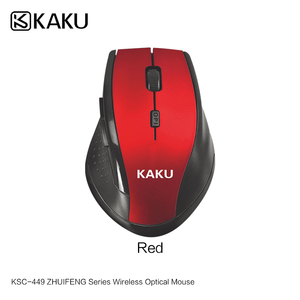 Chuột quang không dây Kakusiga 4G ABS + Silicone Sáu phím màu đỏ đen BT 5.2 - Product Image 5