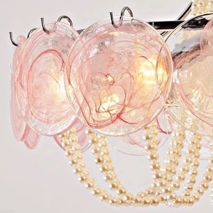 Lustre en verre <span class=keywords><strong>romantique</strong></span> pour salle à manger et salon Lumière chaude et confortable pour l'éclairage de la chambre principale - Product Image 4