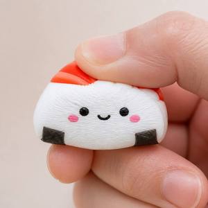 Jouet Squishy Mini Sushi 6cm en Mousse PU à Rebond Lent, Anti-Stress, Personnage Alimentaire Japonais Kawaii, Vente en Gros, OEM - Product Image 6