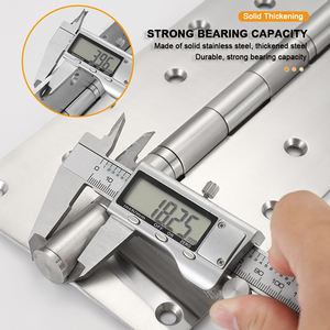 Charnières de porte industrielles à grande ouverture plate de rotation à 315 ° en acier inoxydable de <span class=keywords><strong>charnière</strong></span> de porte robuste de 10 pouces - Product Image 4