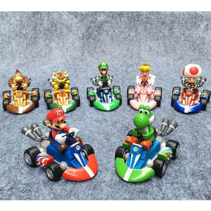 Anime <span class=keywords><strong>Mario</strong></span> PVC figura de acción modelo de dibujos animados juguete figura De Seta para pastel coche decoración figuras de acción - Product Image 2