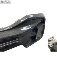 Kit de carrocería de coche de parachoques trasero difusor de fibra de carbono estilo LD para BMW X6 G06