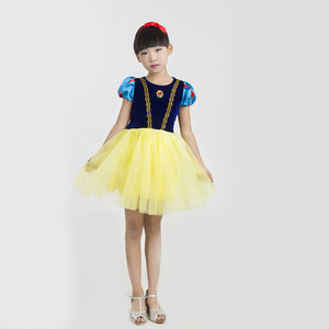 ชุดเดรสสโนว์ไวท์สำหรับเด็กผู้หญิง ชุดแสดงแบบเอ-ไลน์ผ้าทูล - Product Image 3
