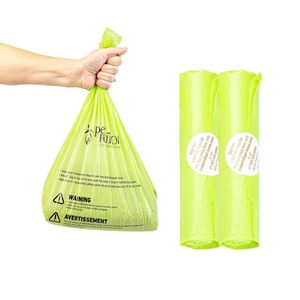 Sacs poubelle résistants et étanches, pouvant contenir facilement plus de 10 lb de déchets. Sacs à déjections canines idéaux avec une résistance supérieure à la déchirure - Product Image 1