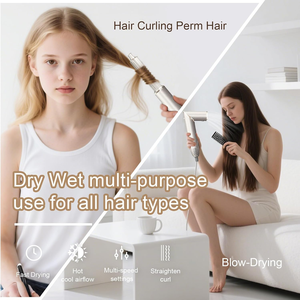 Venta al por mayor personalizado 7-en-1 Ionic Hair Styler pantalla LCD plegable Control de velocidad de temperatura precio directo de fábrica Motor sin escobillas - Product Image 5