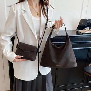 Wholesale Fashion PU Simplicity <b>Ladies</b> Handbags Single-Shoulder Large Capacity Women's Shoulder <b>Messenger</b> <b>Bags</b> - Product Image 1