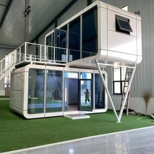Maison capsule préfabriquée moderne de style Apple Cabin |   Maisonnette modulaire mobile en conteneur pour hôtel, bureau et camping, fabriquée en Chine - Product Image 5