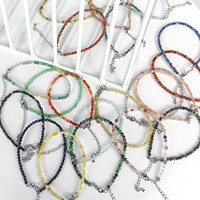 Vente chaude Guérison Pierres Précieuses Cristal Multi Matériel Perlé Bracelets Bijoux Pour Ornement