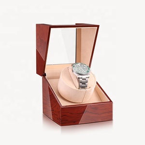 MINEESI Boîtier de remontoir de <span class=keywords><strong>montre</strong></span> automatique rotatif simple, personnalisé avec logo, finition brillante, OEM ODM, en bois, de <span class=keywords><strong>luxe</strong></span>, protecteur et durable - Product Image 3