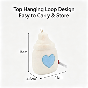 Jouet en peluche sonore pour <span class=keywords><strong>chien</strong></span> Guipet en collaboration avec Baby Bottle, pour divertir les chiens et soulager l'ennui - Product Image 5