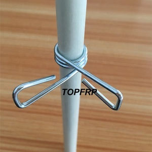 Clips de Alambre de Acero con Resorte y Varilla de Fibra de Vidrio para Cercas Eléctricas - Product Image 2