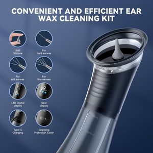 Electric <b>Ear</b> Cleaner Portable <b>Ear</b> Wax Removal <b>Tool</b> with <b>Clean</b> Water Waste Water Separation Design - Product Image 2