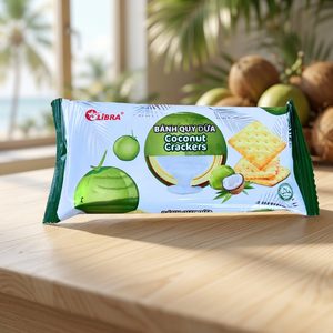 Nouveau produit en gros - Biscuits au coco Libra 220g, emballage personnalisé, offre OEM ODM, échantillons gratuits - Product Image 1