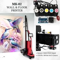 Impresora de pared MK02 Home Hotel de alta resolución 3D 4D 5D Zeescape imagen directa Mural papel pintado máquina de impresión precio
