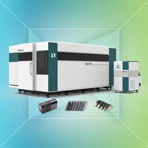 Diskon besar Cina 6000 watt mesin pemotong serat laser format lebar baja tahan karat pemotong laser karbon