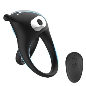 Anello vibrante in silicone riutilizzabile <span class=keywords><strong>per</strong></span> uomo, un giocattolo <span class=keywords><strong>per</strong></span> il ritardo dell'eiaculazione maschile, adatto <span class=keywords><strong>per</strong></span> giocare con i partner - Product Image 1
