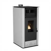 Poêle à granulés autoportant moderne 12 kW PS-120, chauffage à air chaud confortable, écologique et durable, populaire en Europe