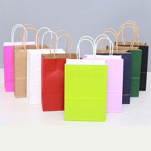 Bolsa de Papel Kraft Reciclable para Llevar Comida, Precio Económico al por Mayor, con Asa - Product Image 4