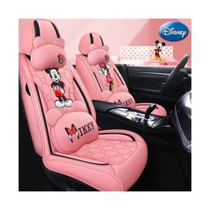 Fundas de Asiento de Coche de Cuero Lulu AnK1 Blancas con Diseño de Mickey Mouse, Juego Completo de 5 Plazas, Fundas de Asiento de Coche Bonitas y Femeninas para Tucson <span class=keywords><strong>Santa</strong></span> <span class=keywords><strong>Fe</strong></span> - Product Image 2