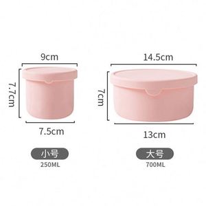 Silicone Lunch Bento Box for Students Leak Proof Food Storage Container Set Oven Microwave Freezer and Dishwasher Safe - Product Image 2