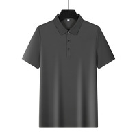 Ice-Feel hommes pour Polo à manches courtes Polyester été affaires revers collé glace soie sans couture en gros vêtements d'été
