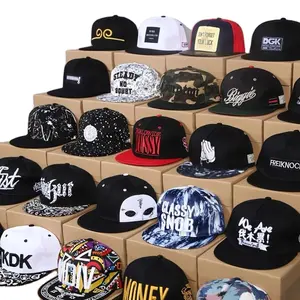 OEM ODM farklı renk gri Snapback, akrilik yün Snapback kap, nakış Logo şapkalar